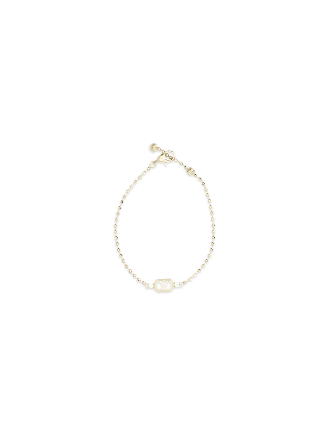 VALENTINO GARAVANI M ovalette bracelet in metal and swarovski® crystals