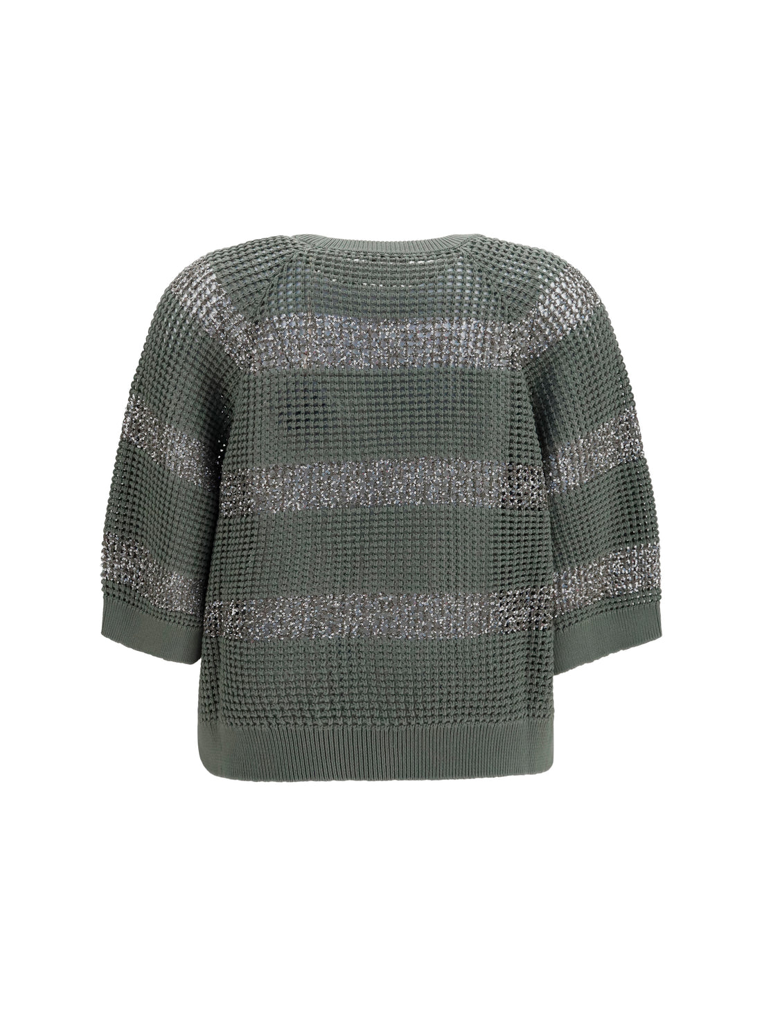 BRUNELLO CUCINELLI S openwork sequined sweater