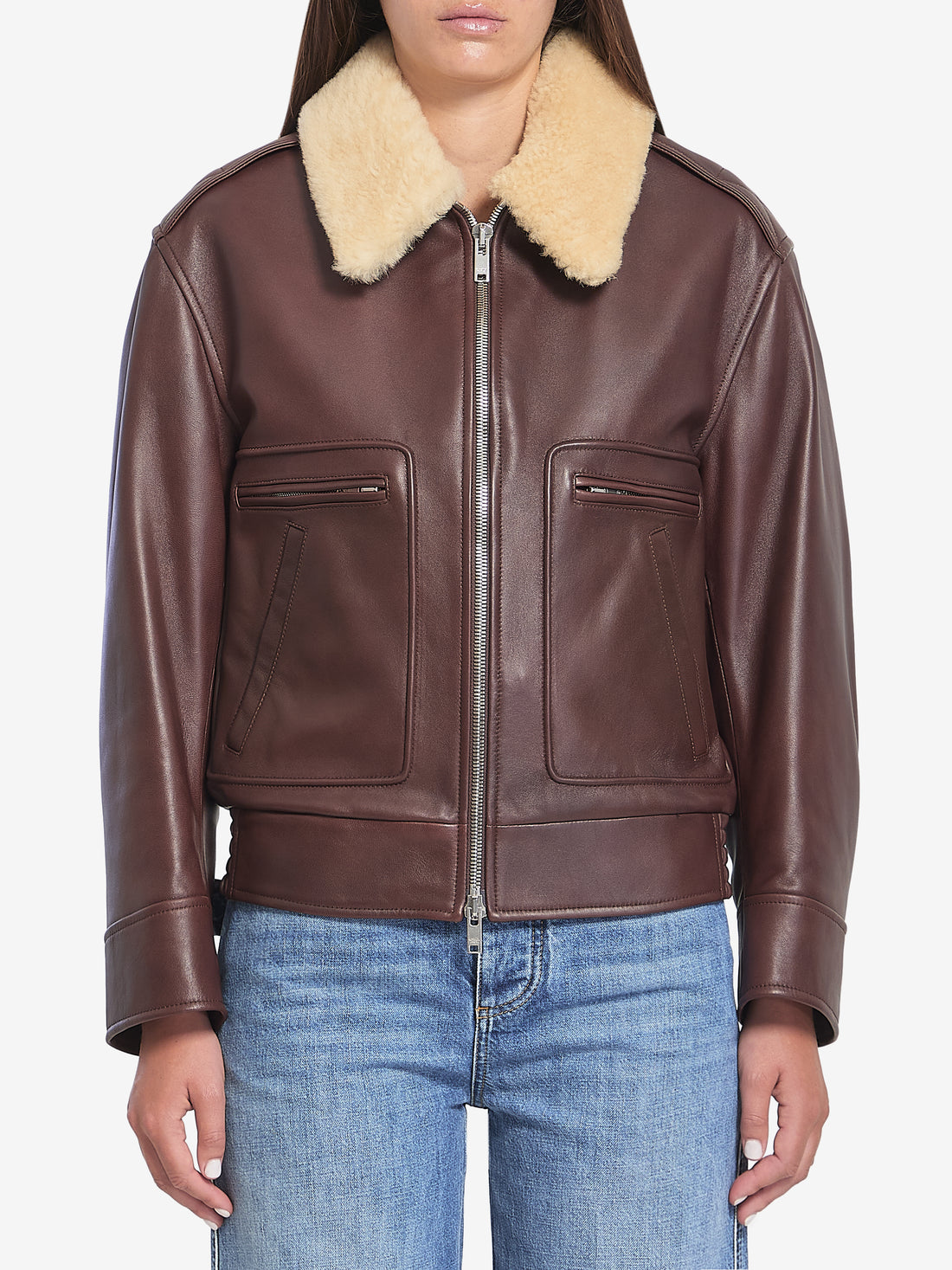 BOTTEGA VENETA 40 aviator jacket