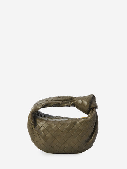 BOTTEGA VENETA OS green mini jodie bag