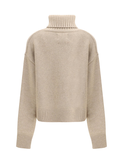 EXTREME CASHMERE OS  n°434 crop xtra turtleneck sweater in cashmere 