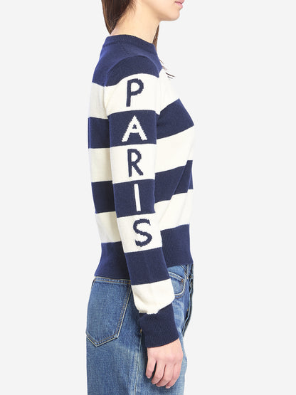 CELINE S crawneck wool sweater