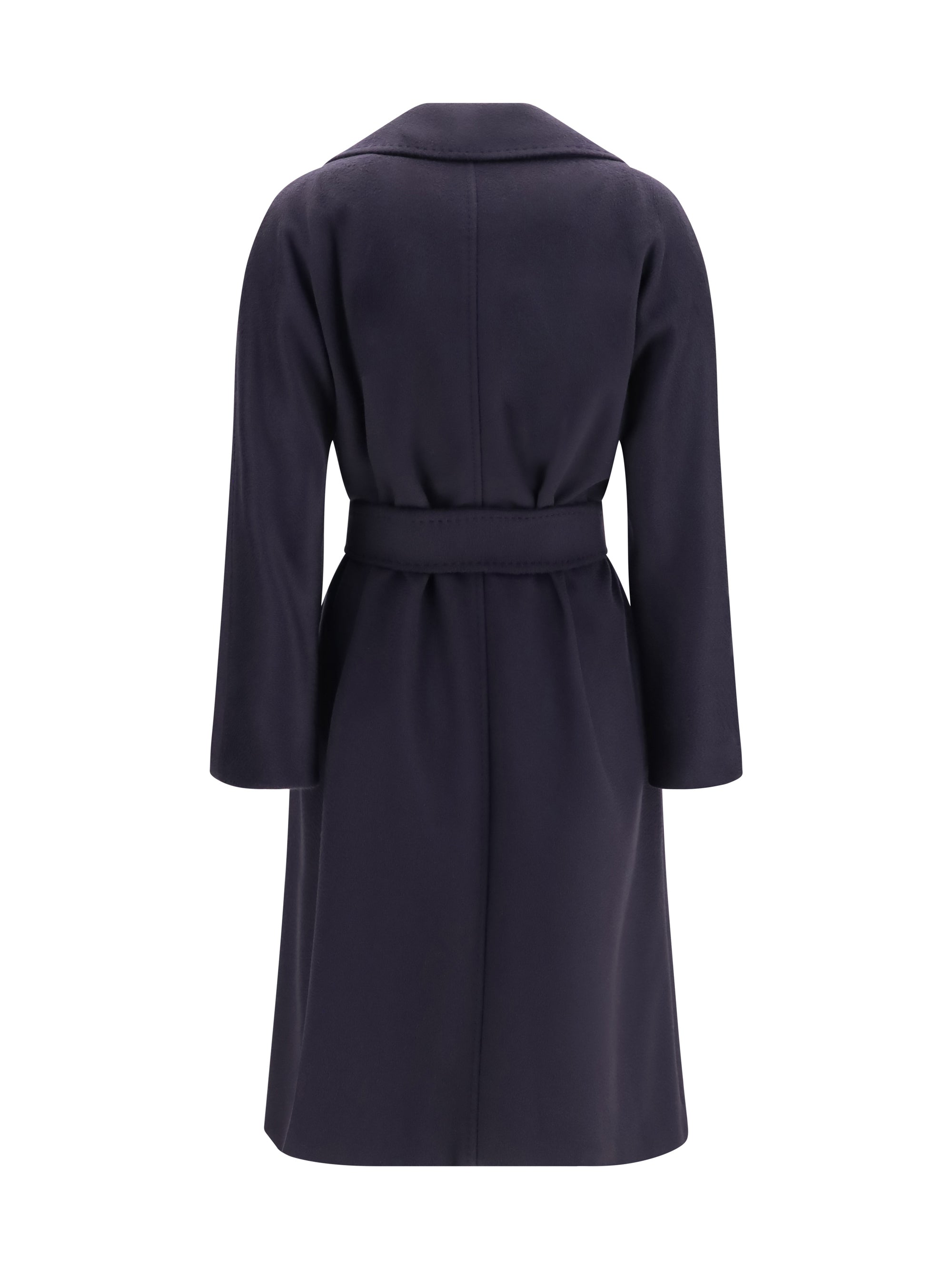 wool coat with peak lapels
