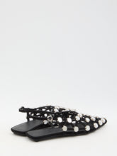 THE ATTICO 39 grid ballerina