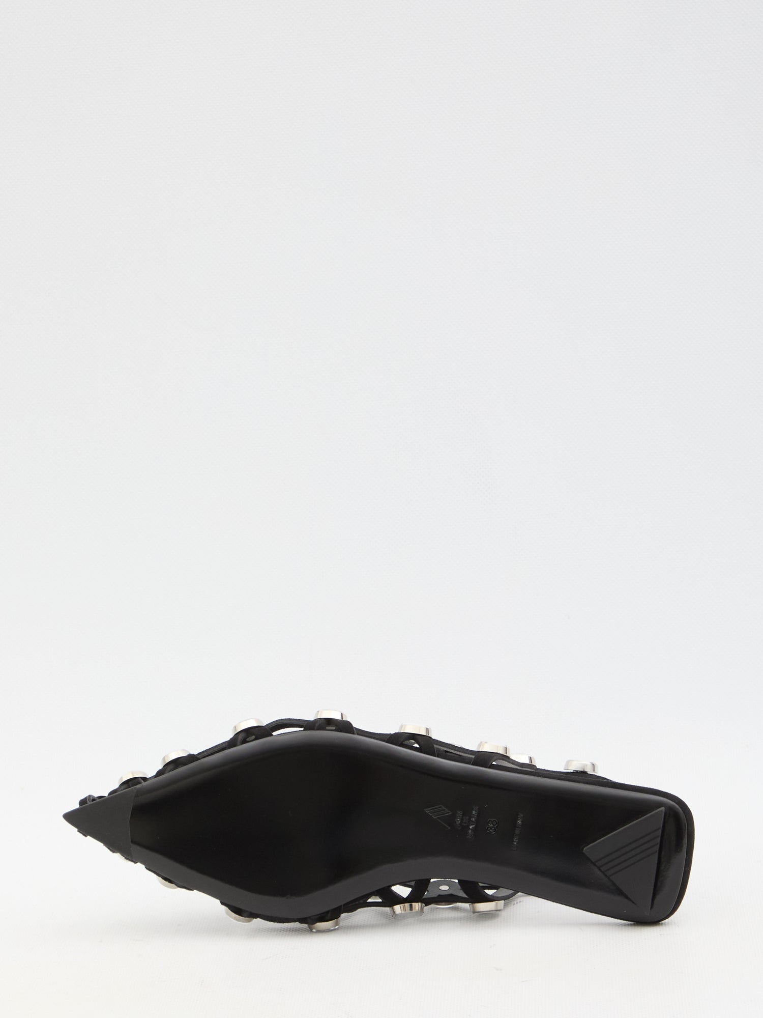 THE ATTICO 39 grid ballerina