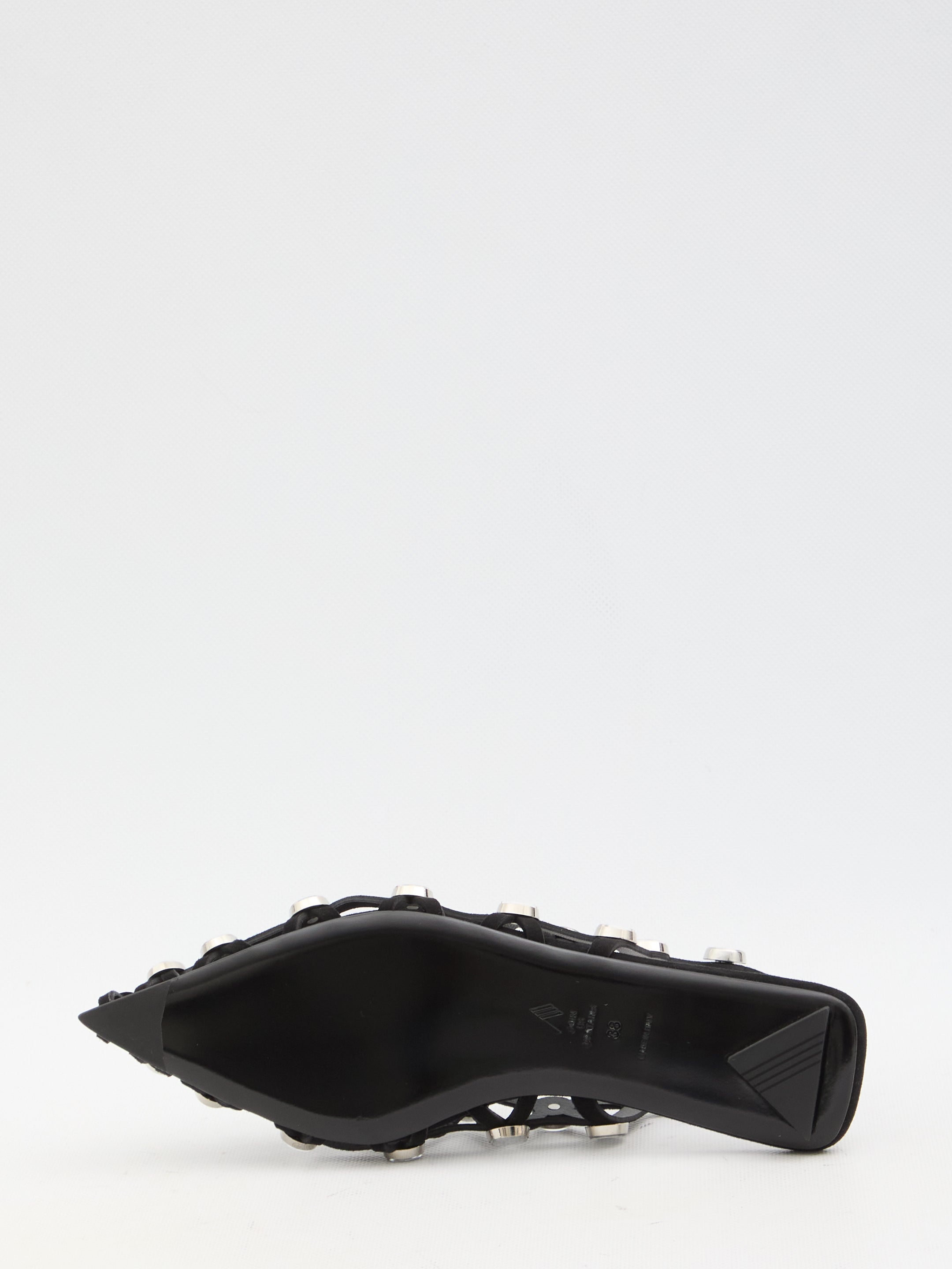 THE ATTICO 39 grid ballerina