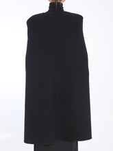 VALENTINO GARAVANI 40 fluffy cashmere blend cape