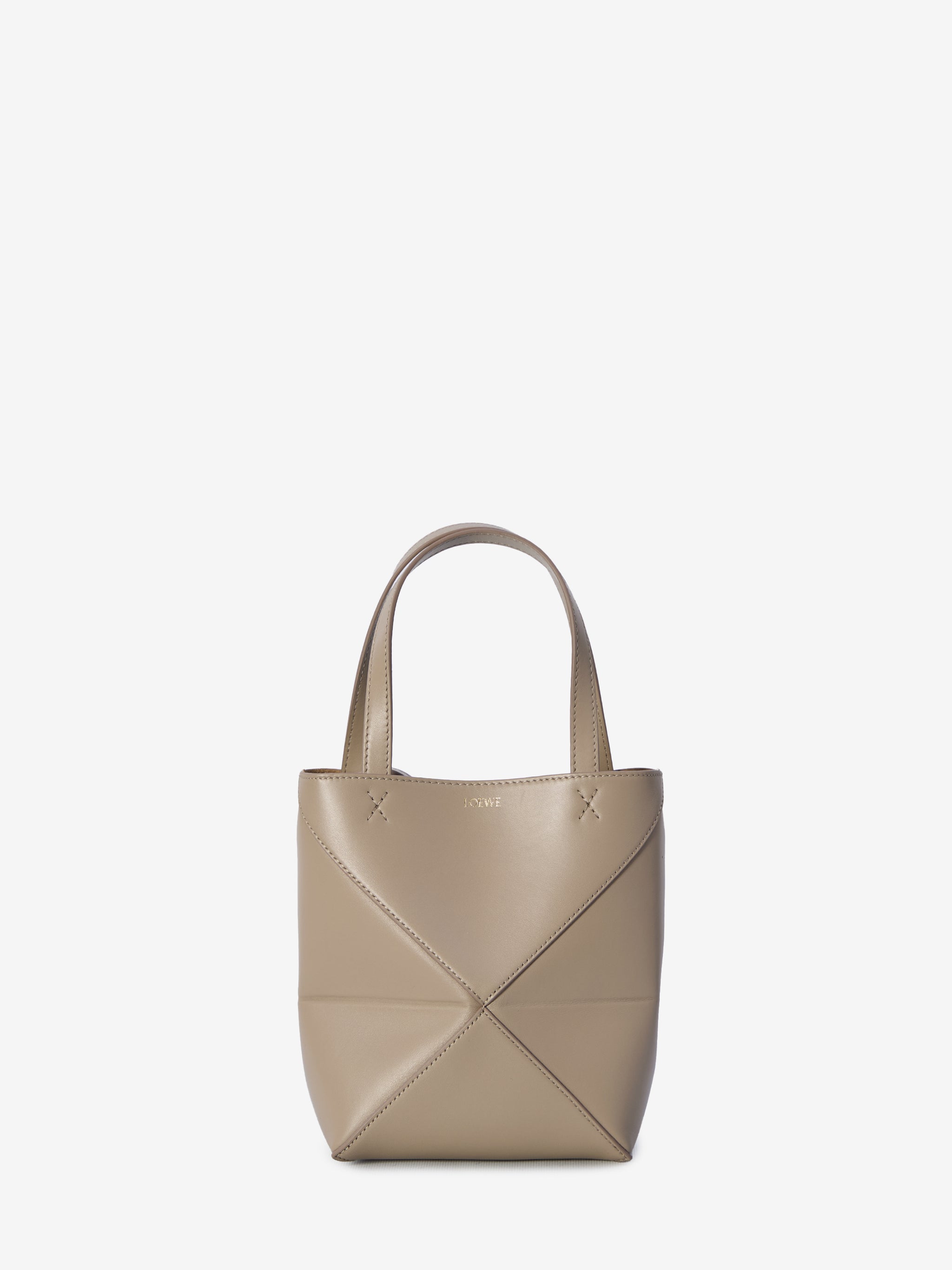 puzzle fold tote mini bag