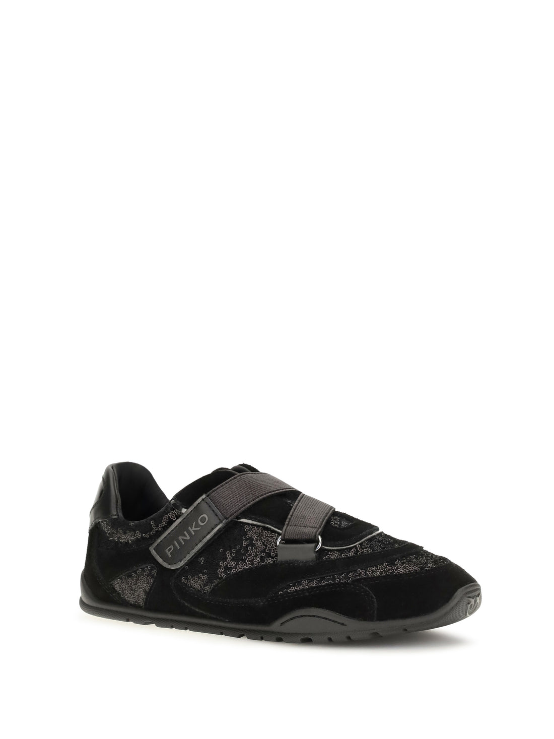 PINKO 36 yulia suede sneakers with sequins