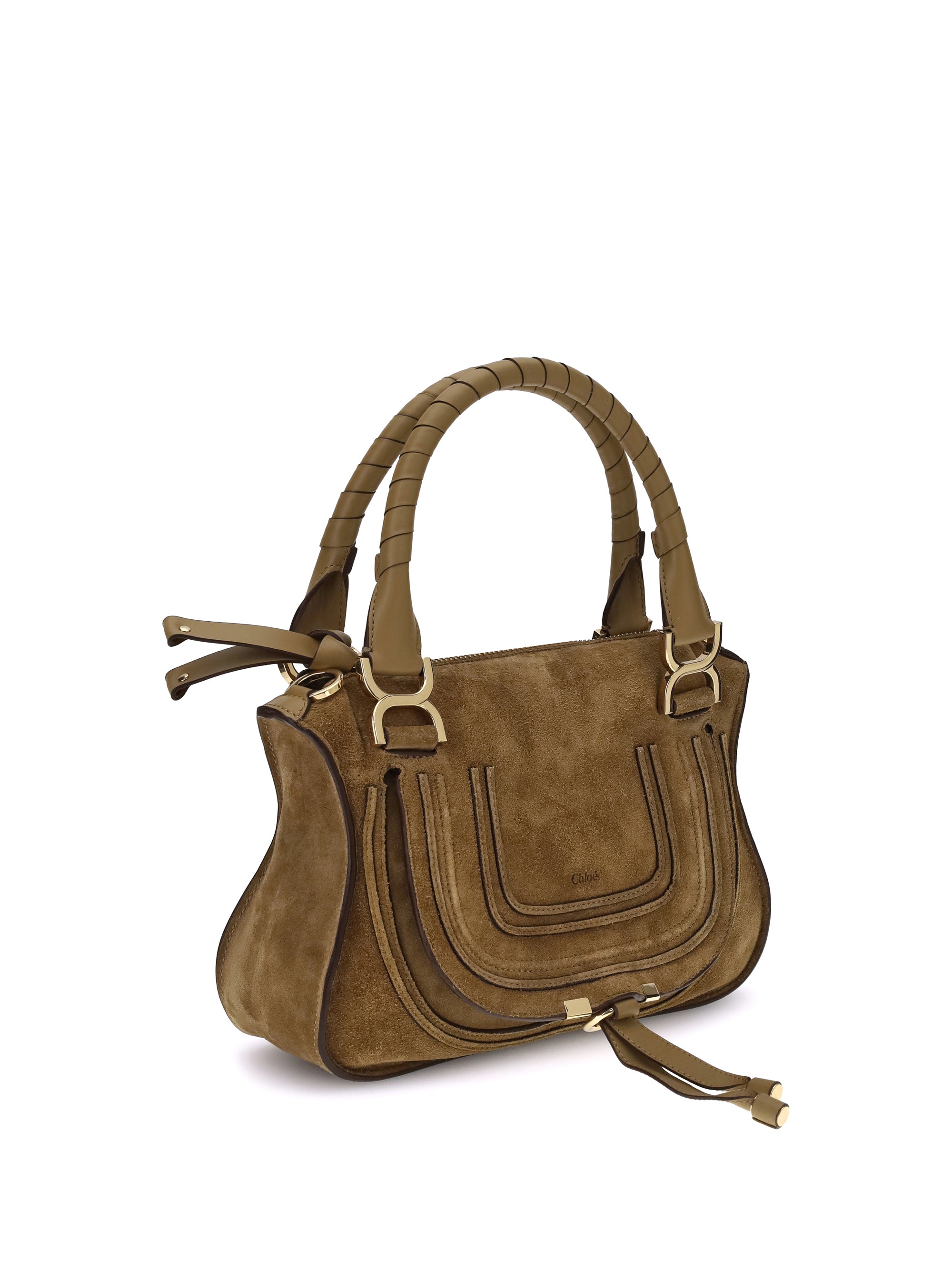 small suede shoulder bag