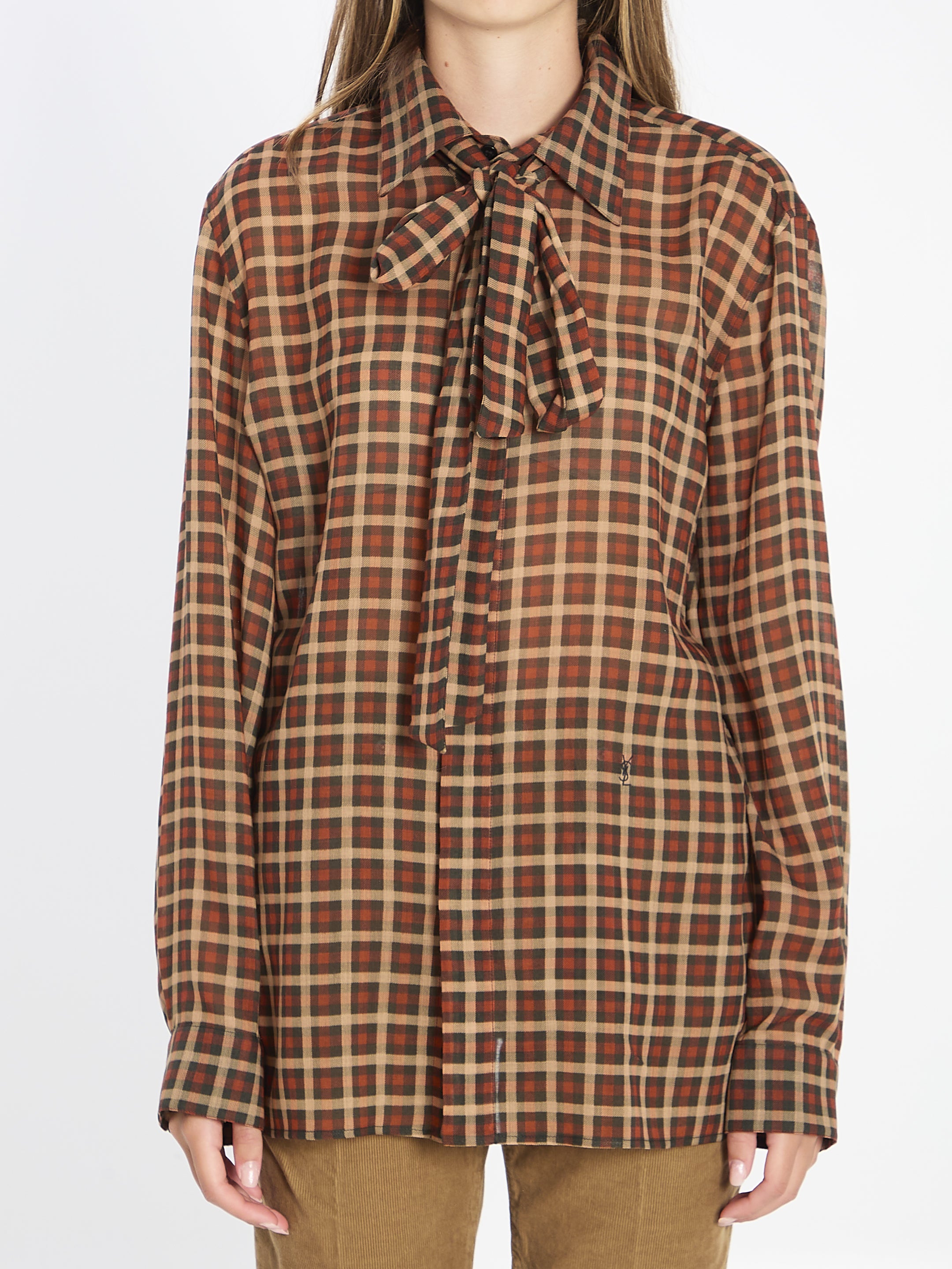SAINT LAURENT 40 cassandre shirt 