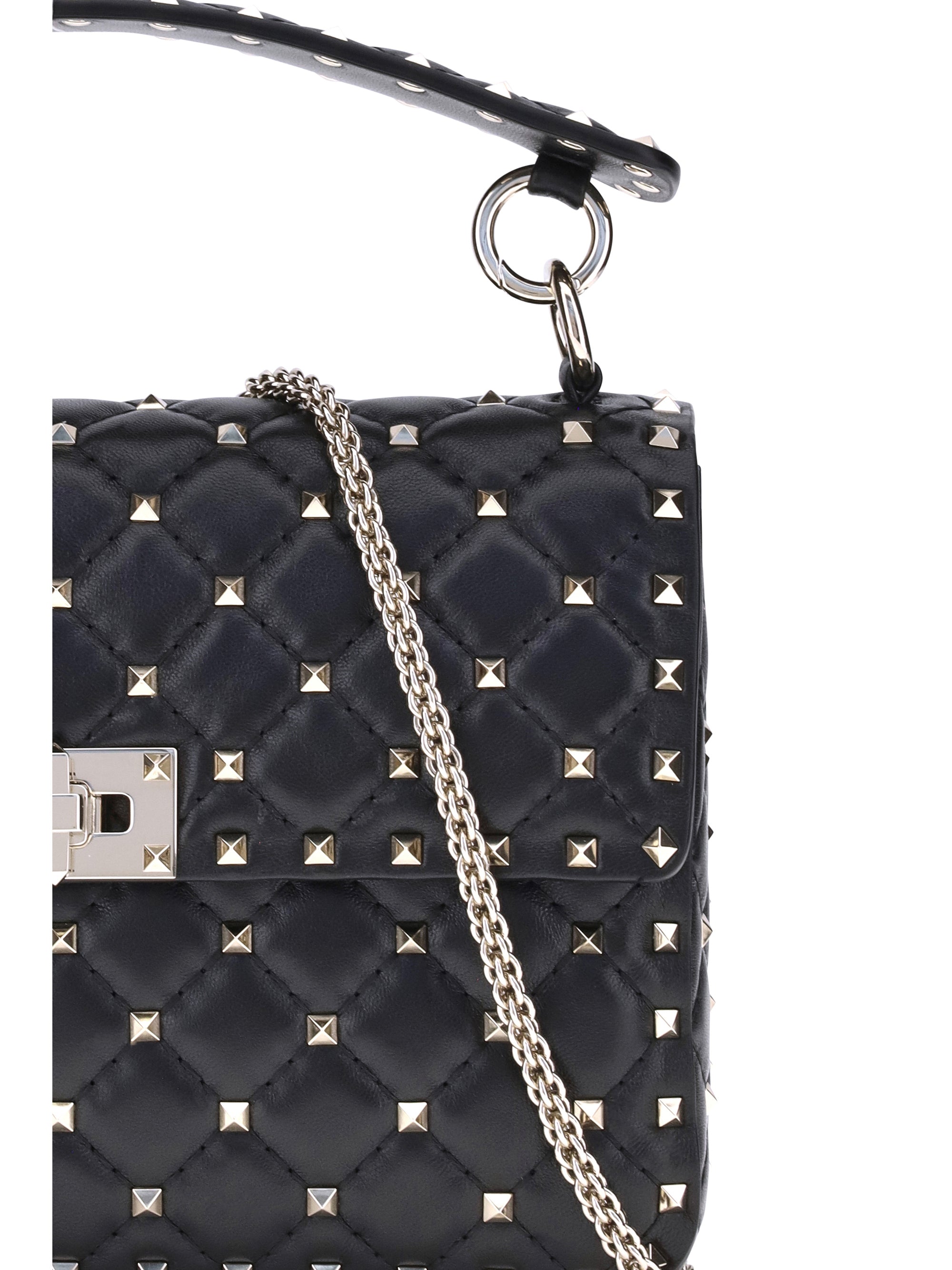 medium rockstud spike shoulder bag