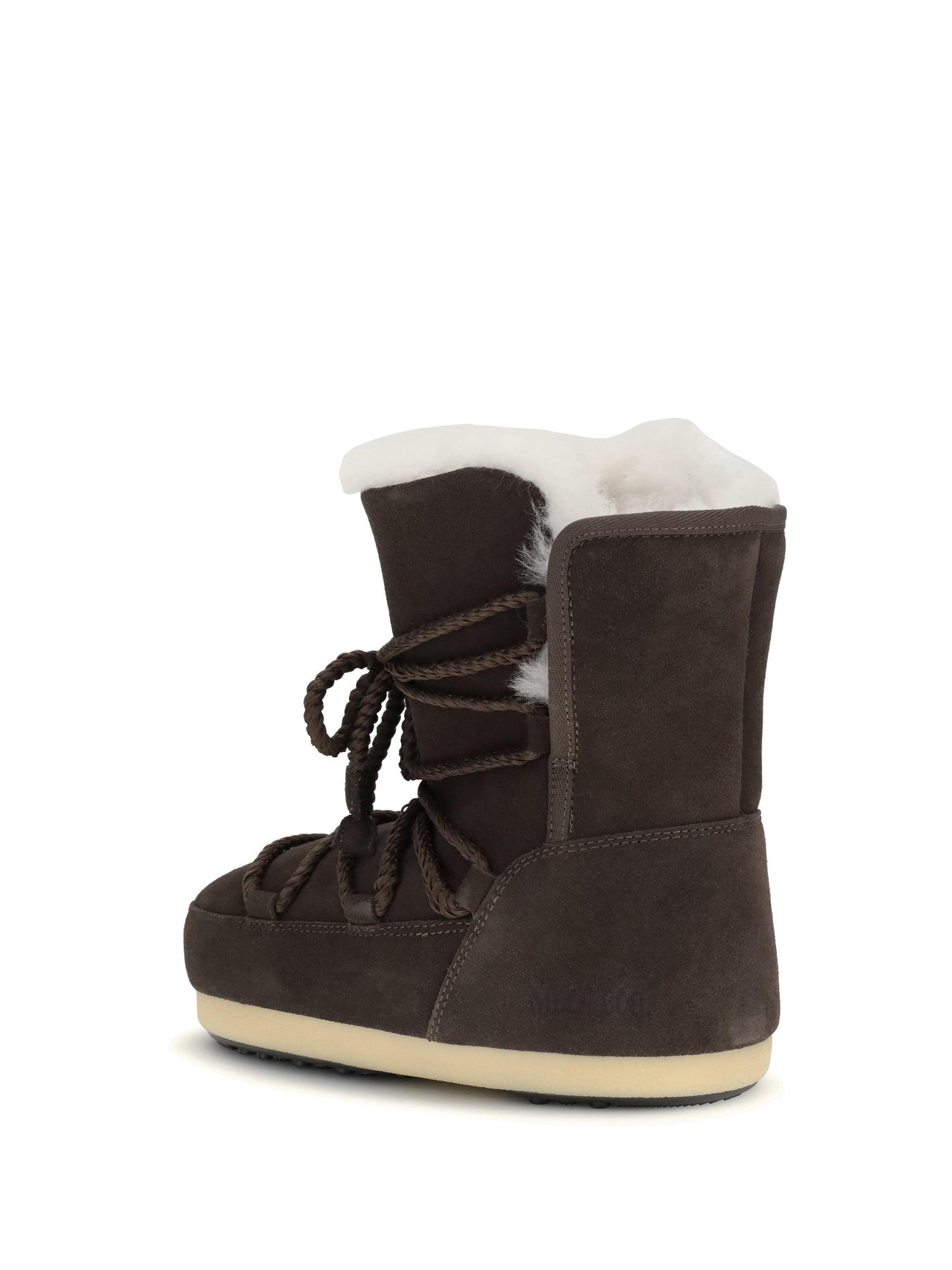 MOON BOOT 37-38 suede and shearling ankle boots
