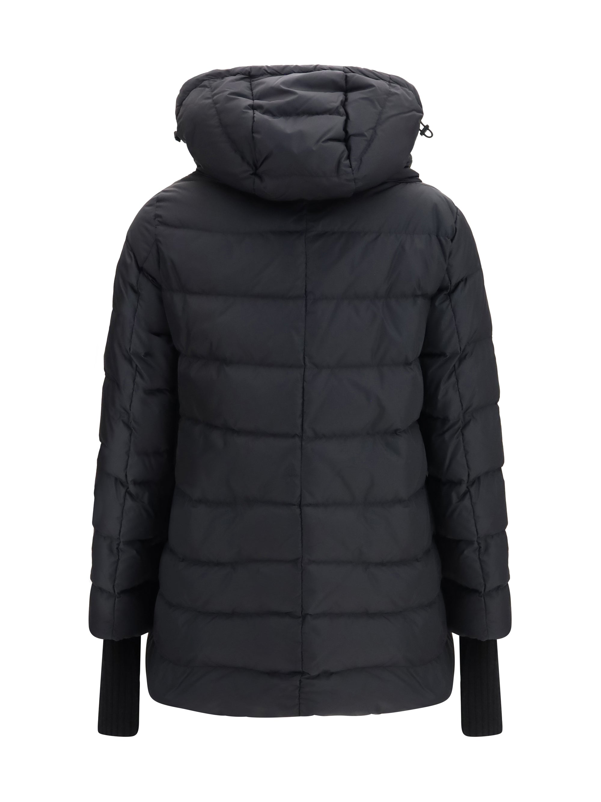 hooded down jacket