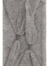 cashmere scarf with monile details