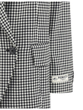 FIORUCCI 40 gingham blazer