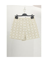 DIOR 36 short/jupe db-tweed cannage or