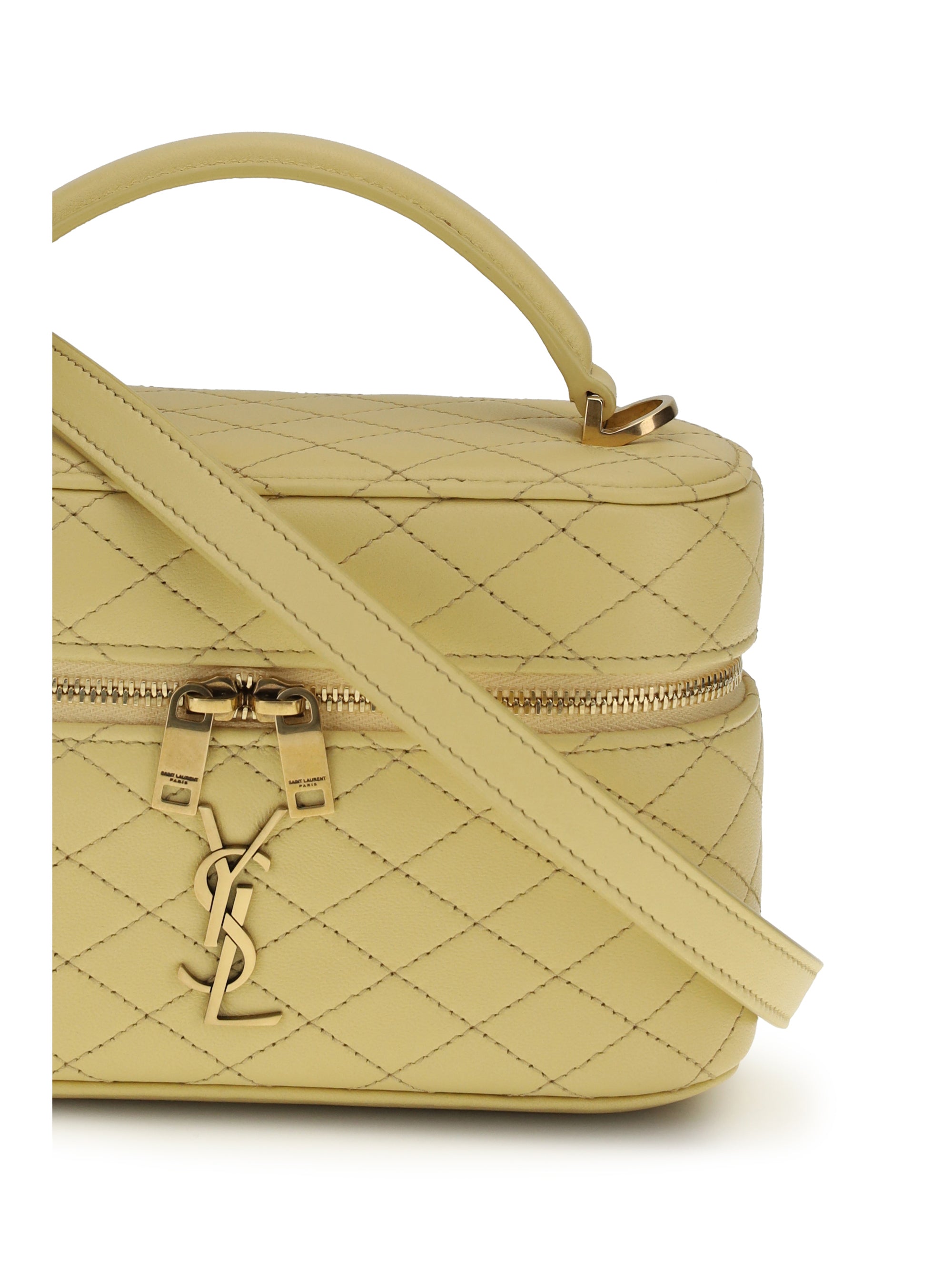 SAINT LAURENT OS vanity gaby leather handbag