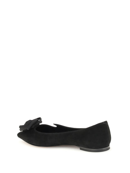 ROGER VIVIER 37 rose ballet flats