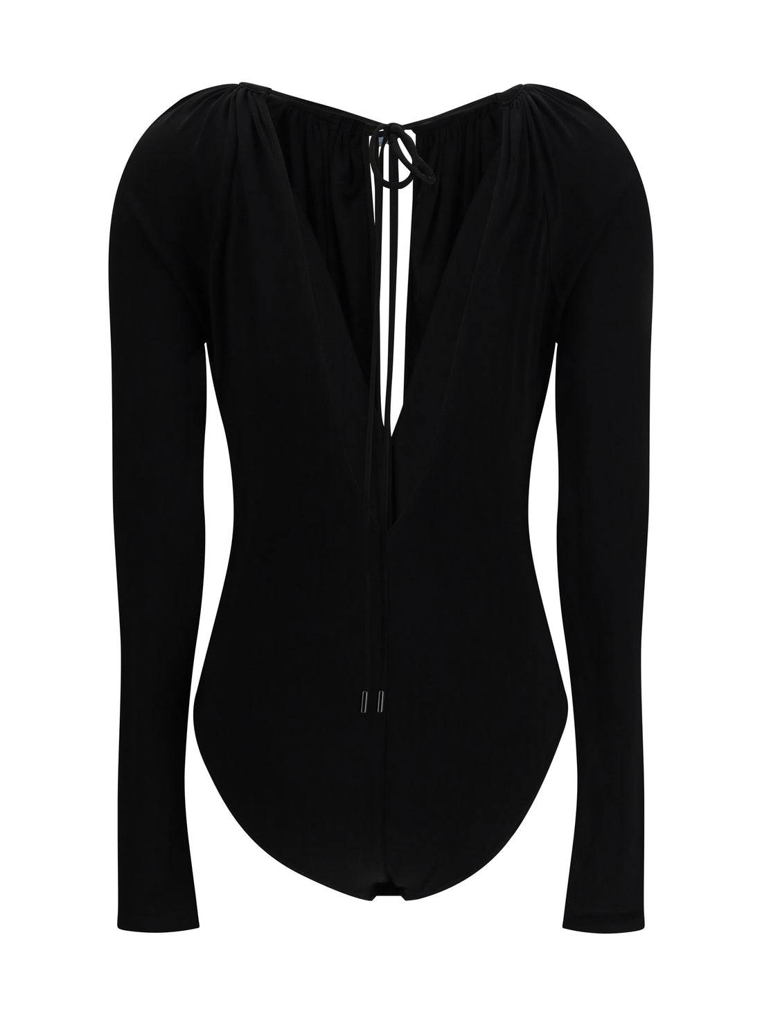 MARINE SERRE 36 stretch viscose bodysuit 