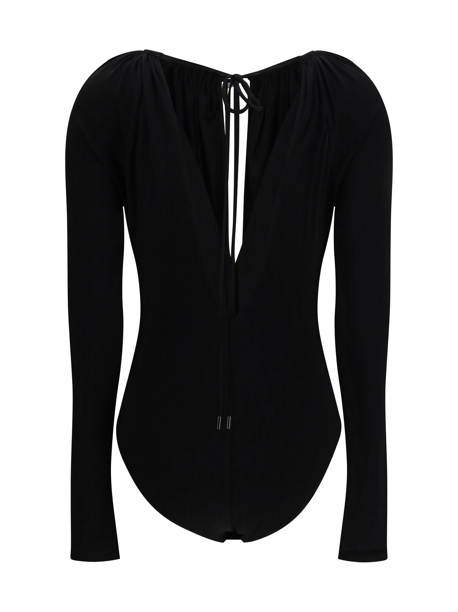 MARINE SERRE 36 stretch viscose bodysuit 