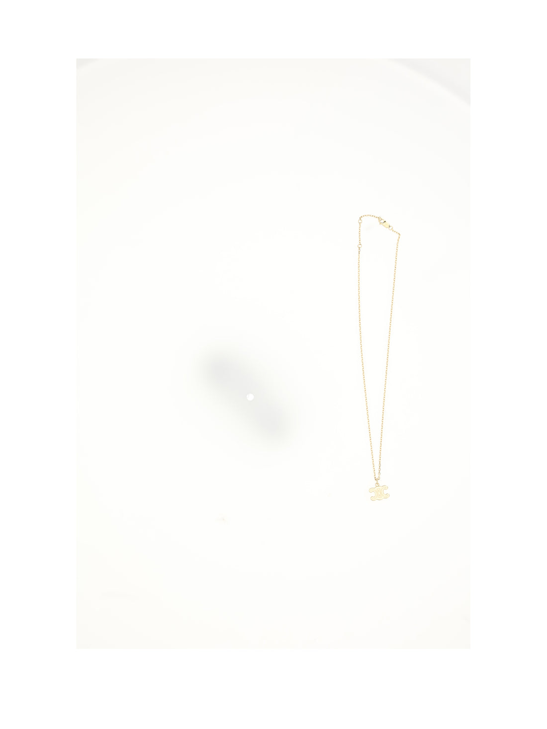CELINE OS chunky triomphe necklace