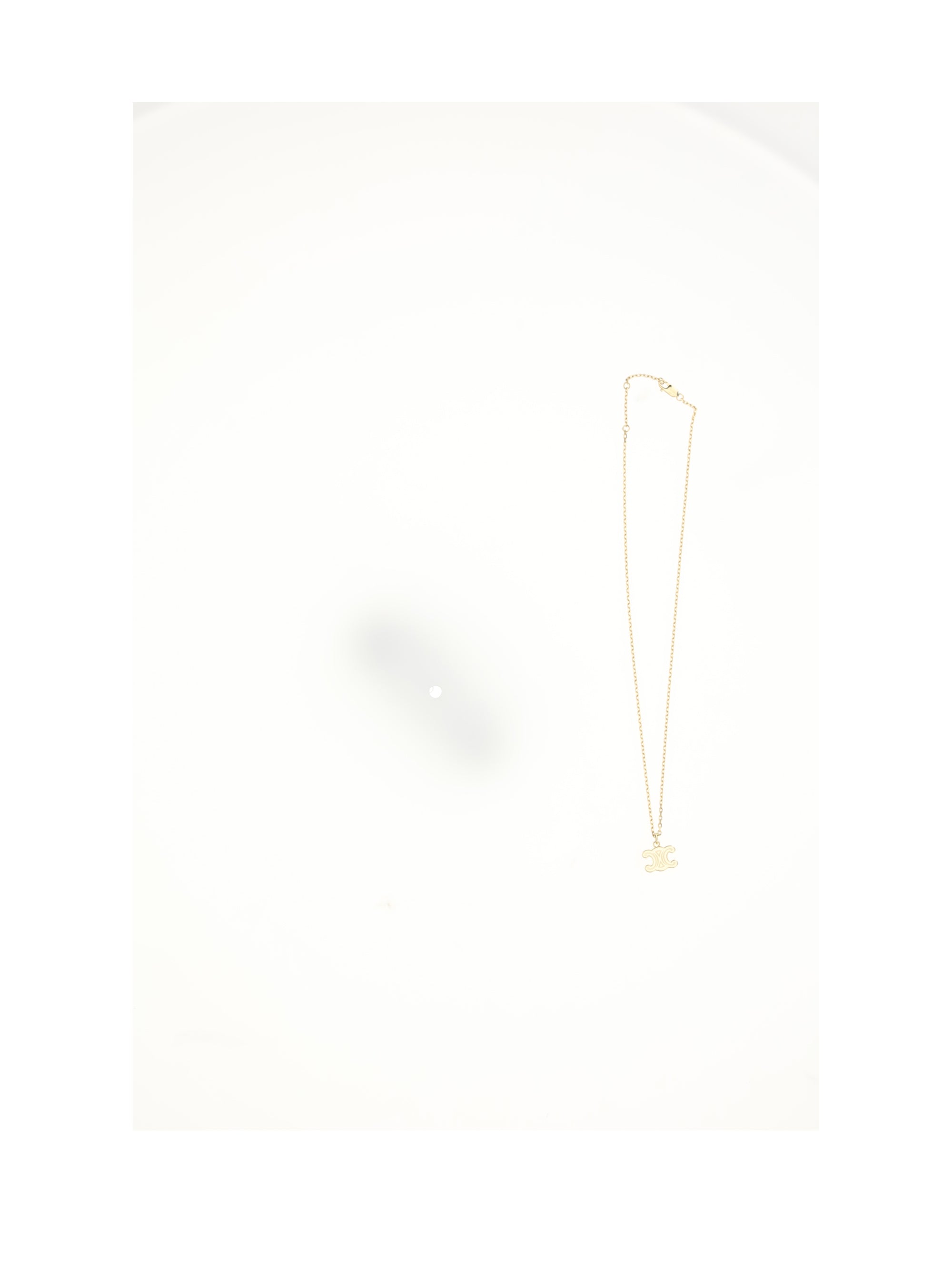 chunky triomphe necklace