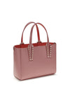 leather tote bag with spikes