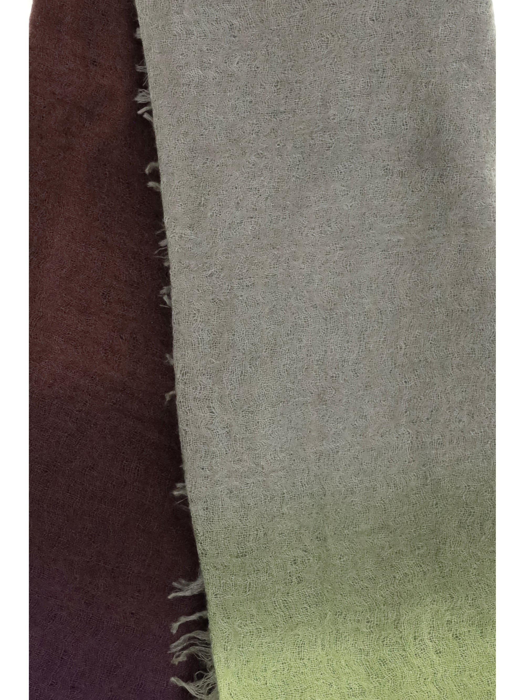 soufflé semi-felted degradé scarf