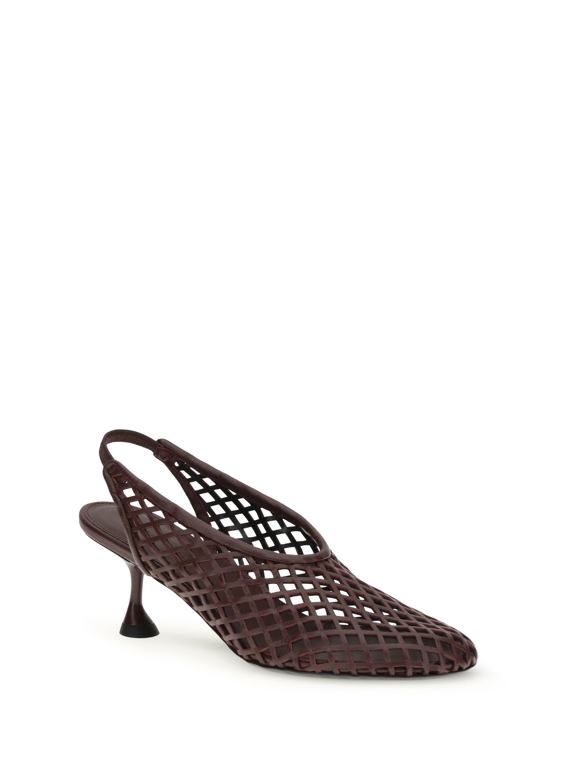 PROENZA SCHOULER 36 tee perforated slingback pumps