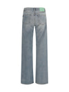 star marfa straight-leg jeans with a distressed finish