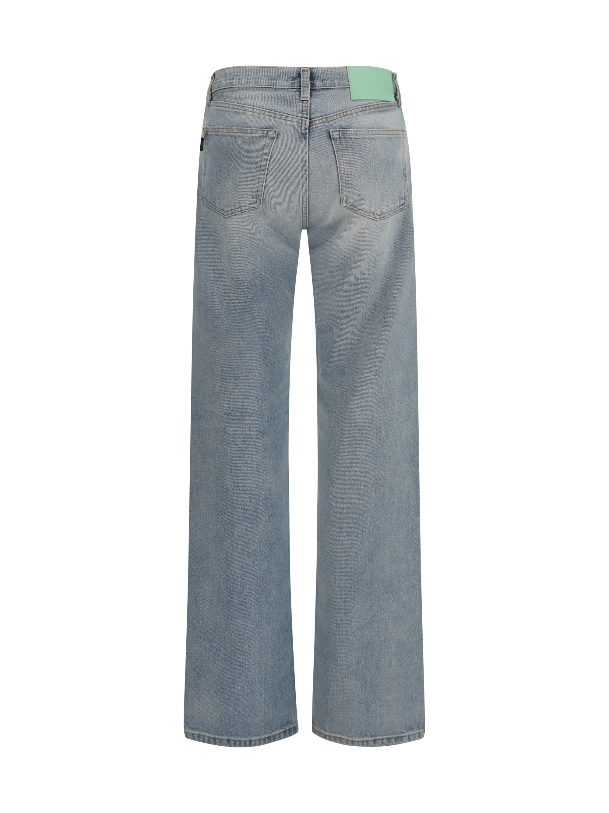 star marfa straight-leg jeans with a distressed finish