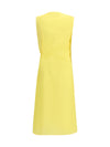 drapped midi dress
