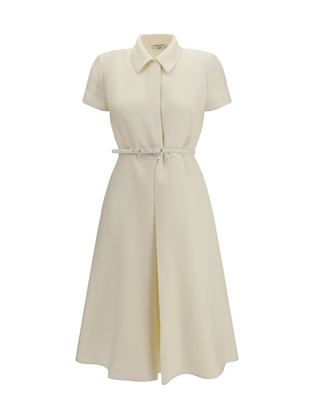 FENDI 42 wool and silk dress