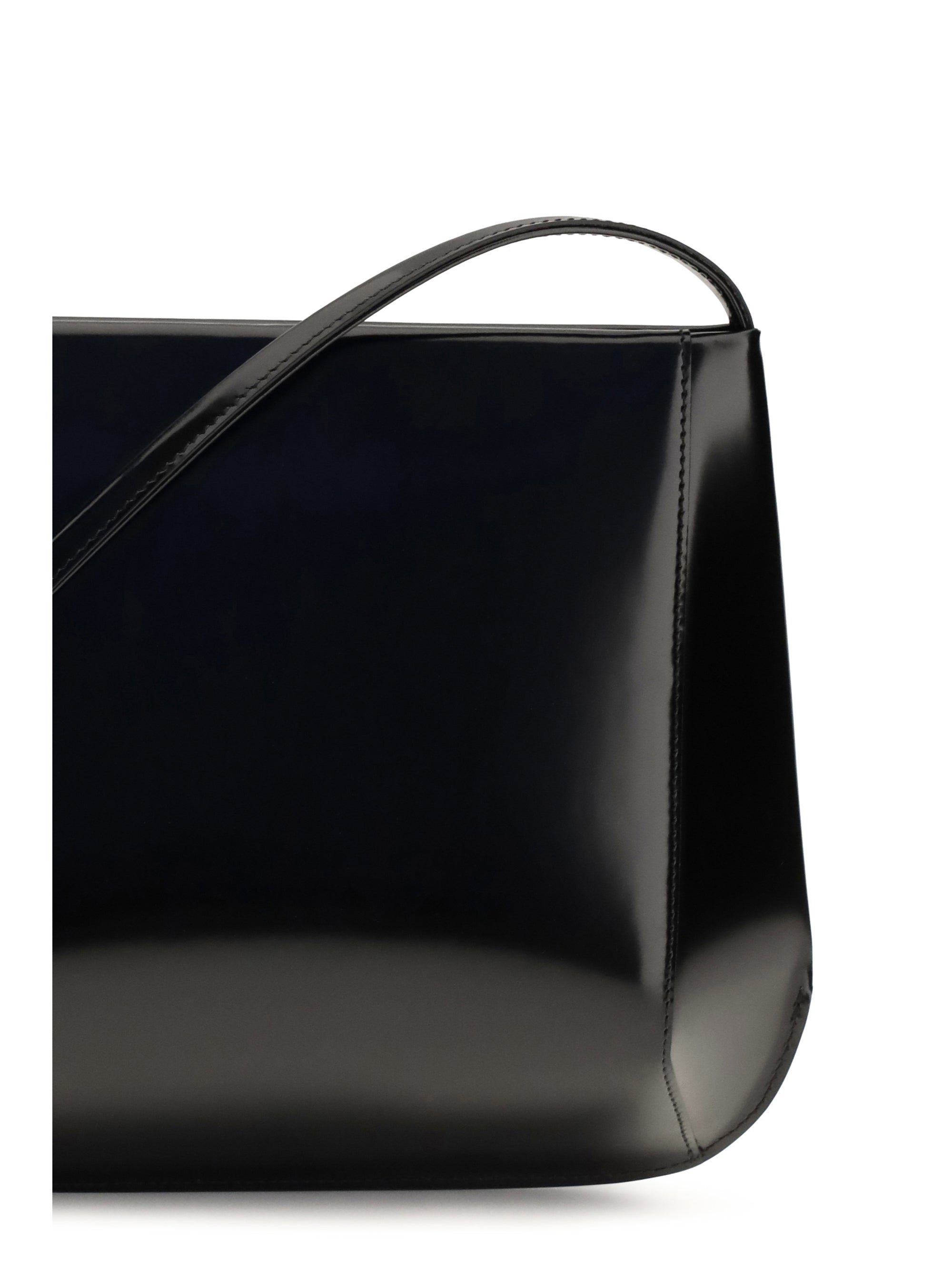 loge brushed leather crossbody bag