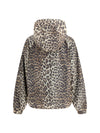 leopard raincoat jacket