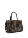 babe city tote leather handbag