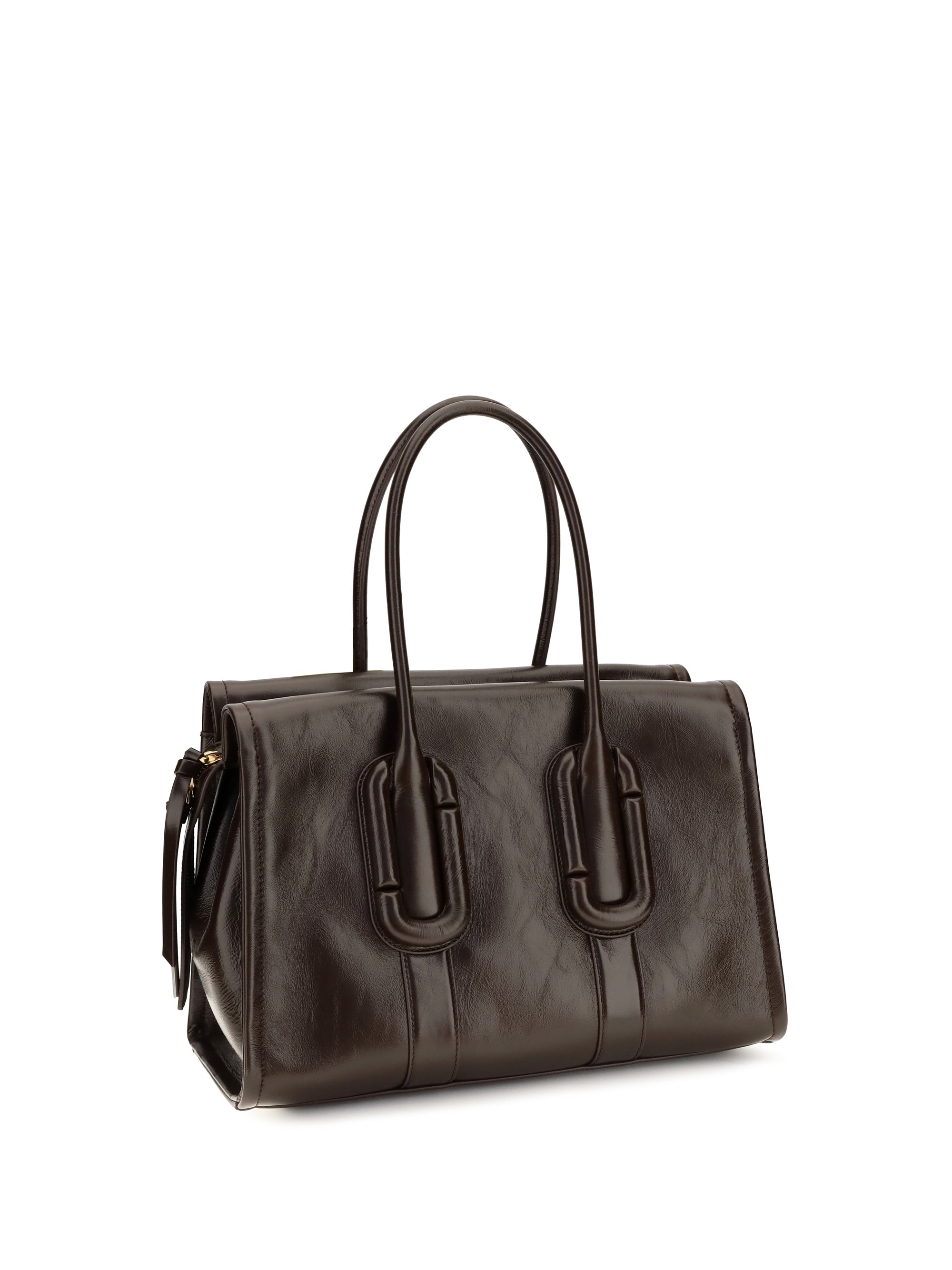 babe city tote leather handbag