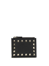 VALENTINO GARAVANI OS rockstud zip card holder