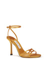 leo sandals in satin
