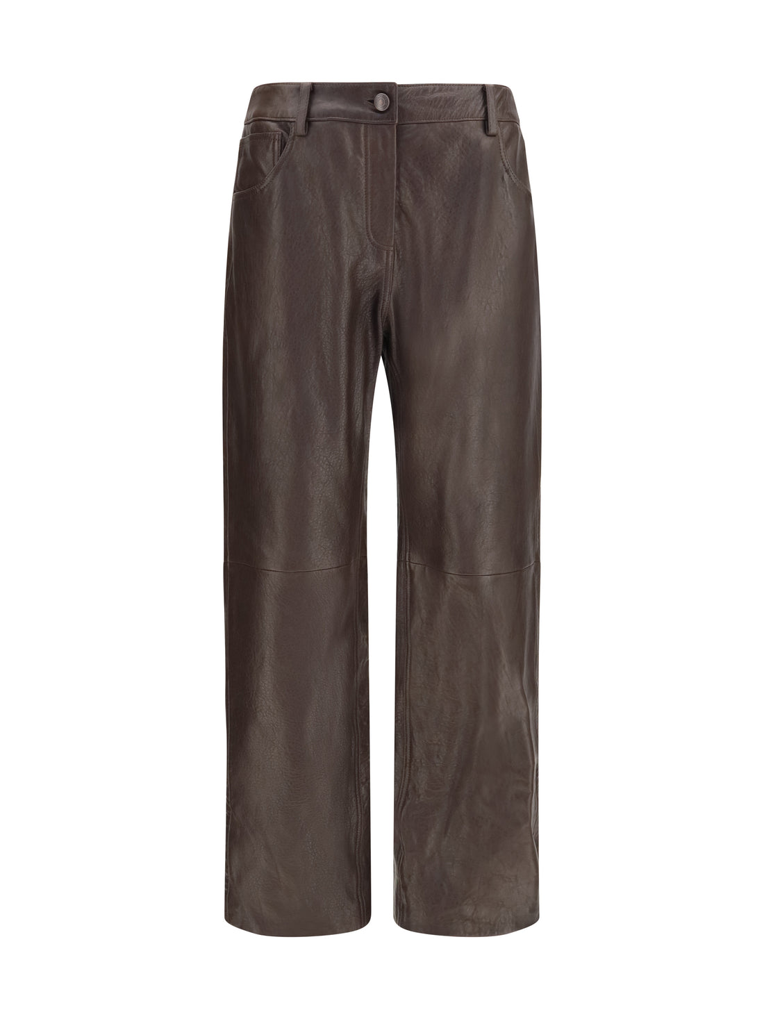 MAGDA BUTRYM 36 straight-leg leather pants