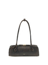 le teckel shoulder bag in aged leather