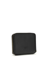 leather zip-around wallet