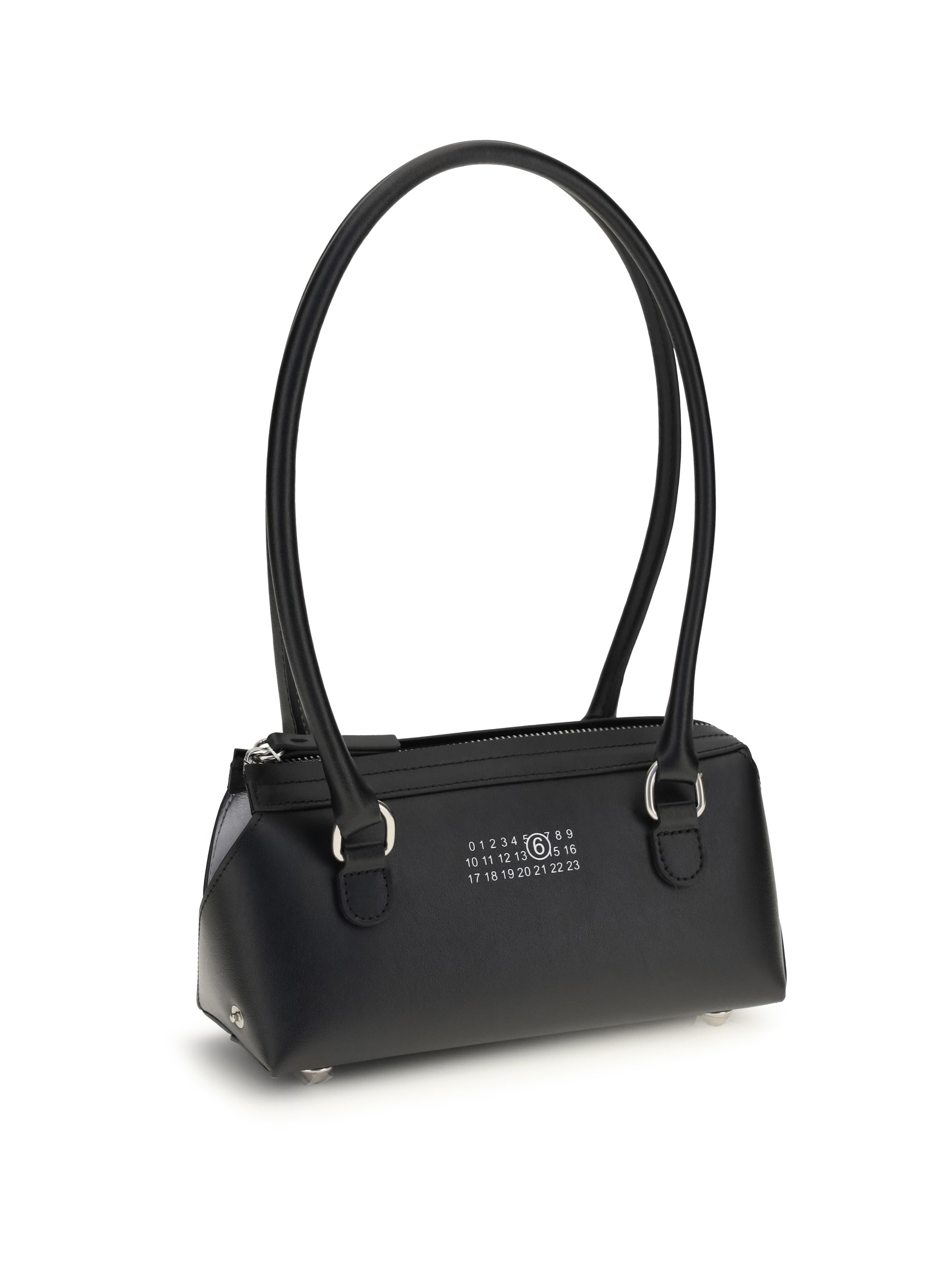 bauletto j mini shoulder bag in leather