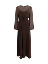 P.A.R.O.S.H. L long belted dress