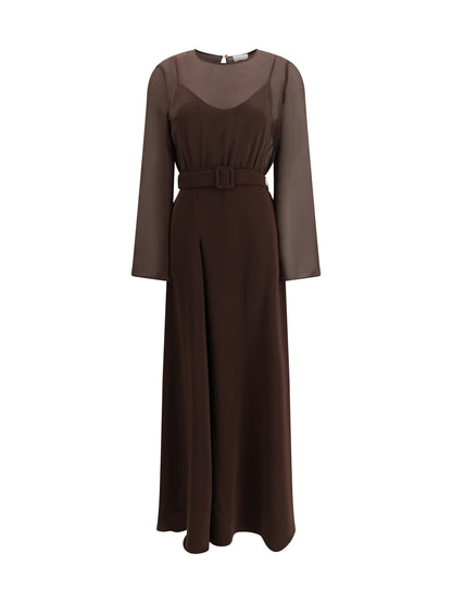 P.A.R.O.S.H. L long belted dress