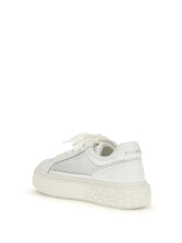 PINKO 36 yoko leather sneakers