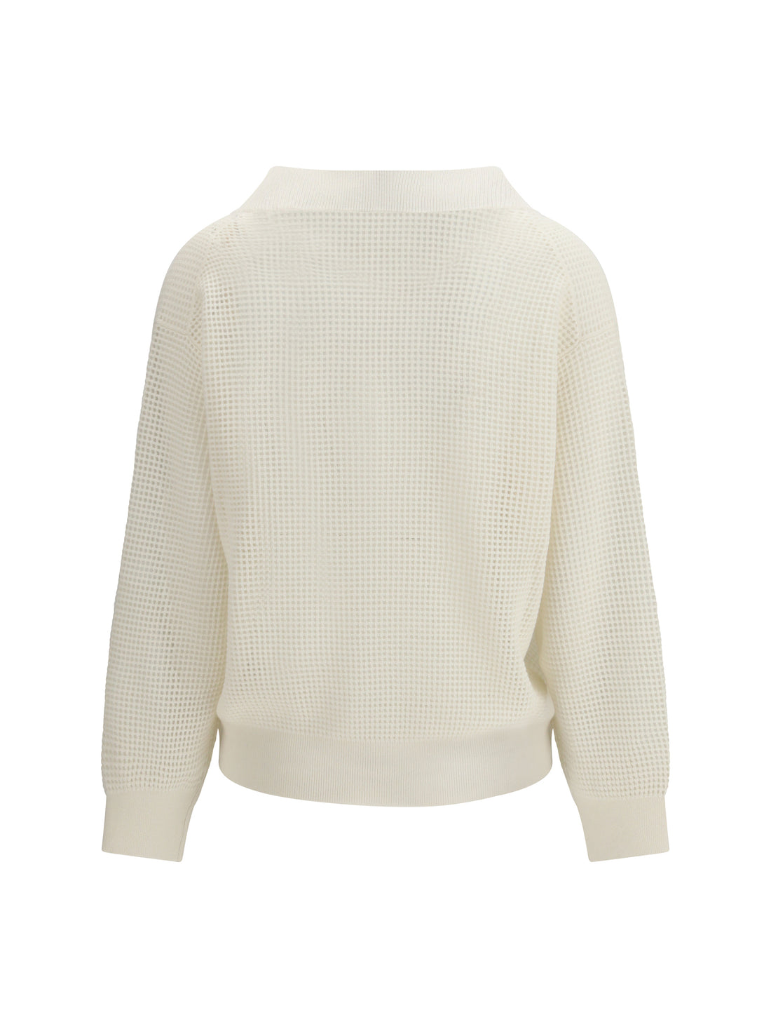 BRUNELLO CUCINELLI L cashmere net sweater 