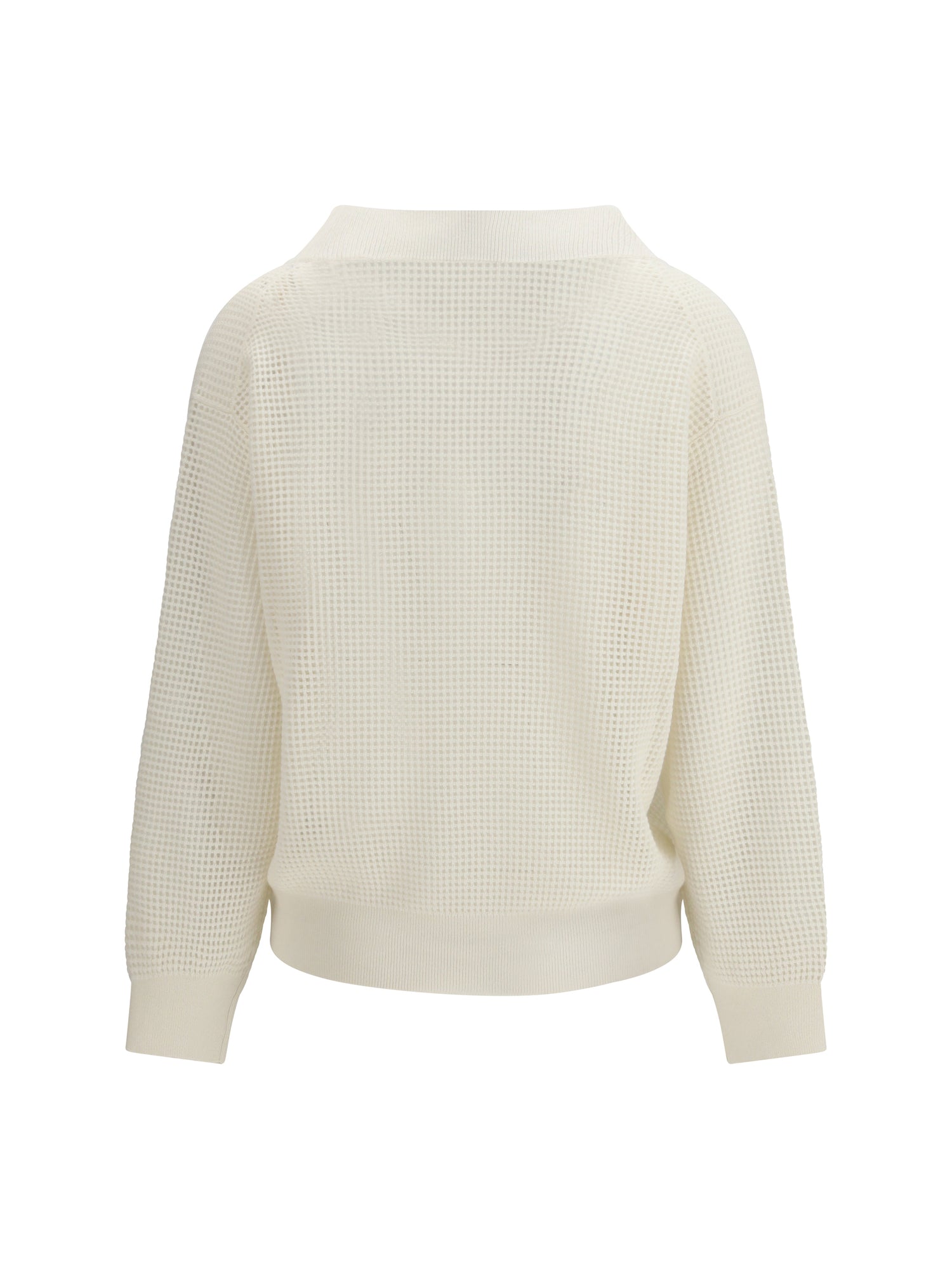 BRUNELLO CUCINELLI L cashmere net sweater 