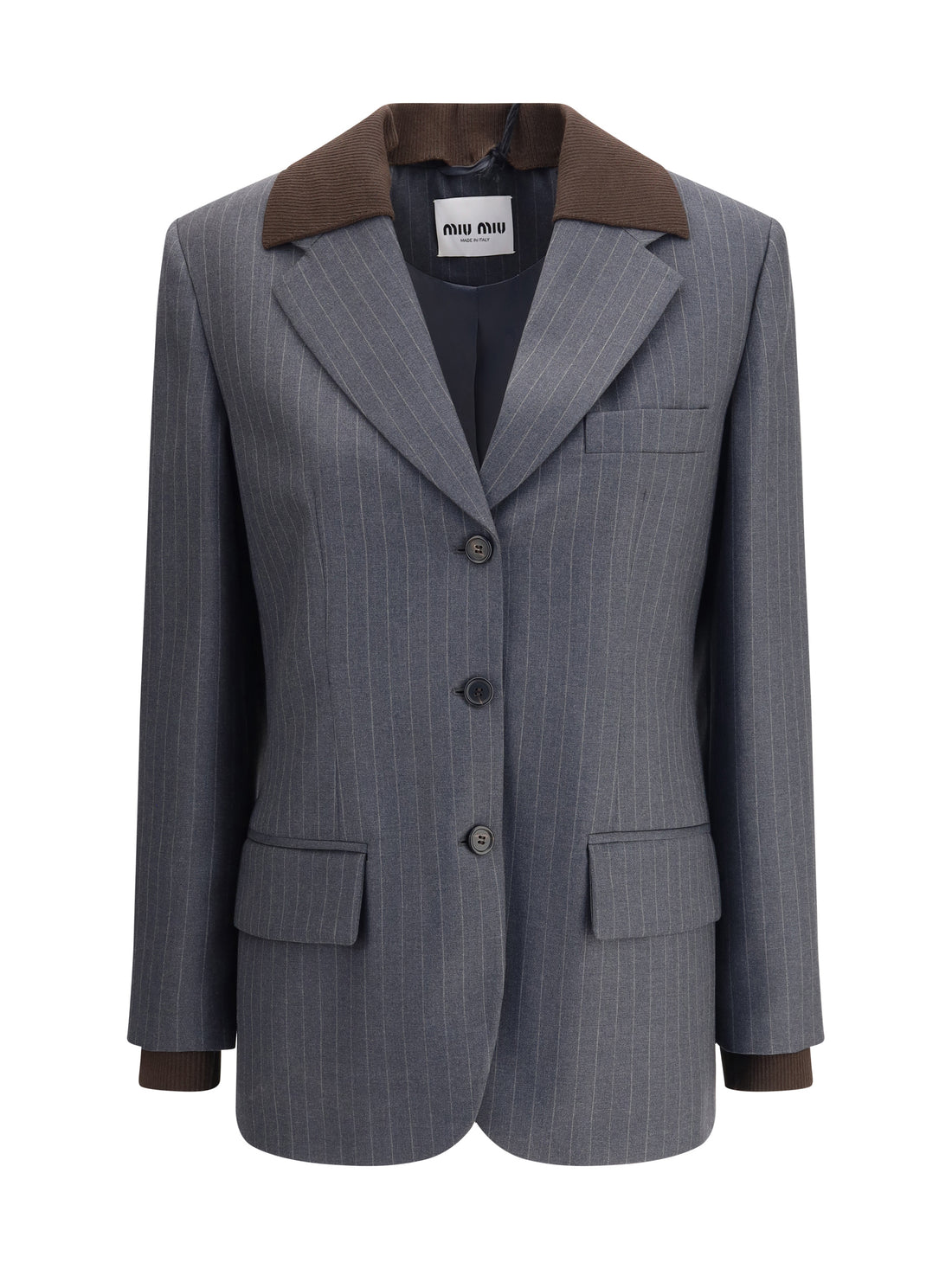 MIU MIU 38 striped blazer
